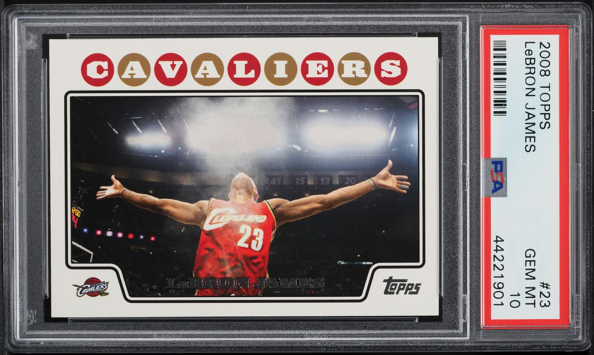 2008 Topps Basketball LeBron James #23 PSA 10 GEM MINT