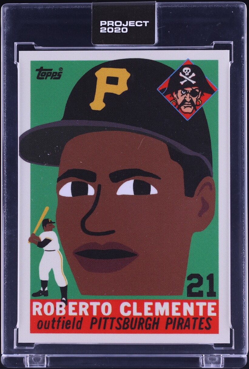 2020 Topps Project 2020 By Keith Shore Roberto Clemente #182