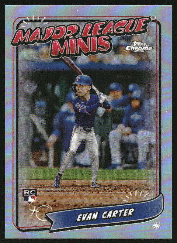 2024 Topps Chrome Update Major League Minis #MM-10 Evan Carter RC