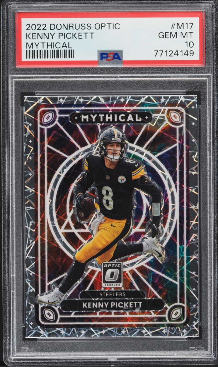 2022 Panini Donruss Optic Mythical Kenny Pickett ROOKIE #M17 PSA 10 GEM MINT