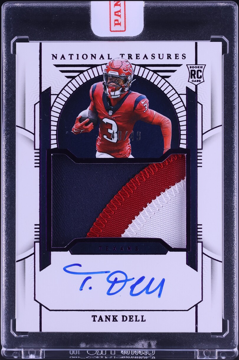 2023 National Treasures Purple Tank Dell ROOKIE PATCH AUTO /49 #201