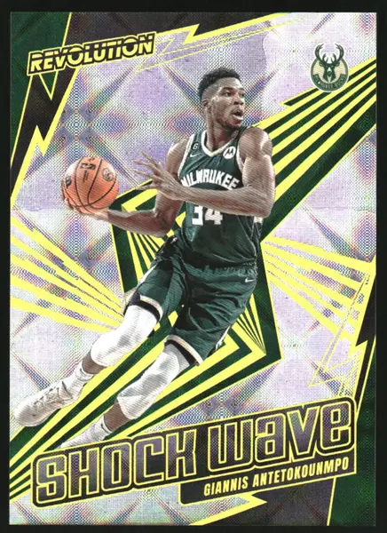 2023-24 Panini Revolution Galactic #22 Giannis Antetokounmpo