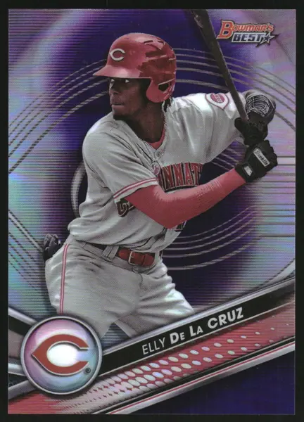 2022 Bowman's Best Top Prospects Purple Refractor #TP-17 Elly De La Cruz /250