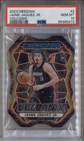 2023 Obsidian Volcanix #2 Jaime Jaquez Jr RC Rookie PSA 10