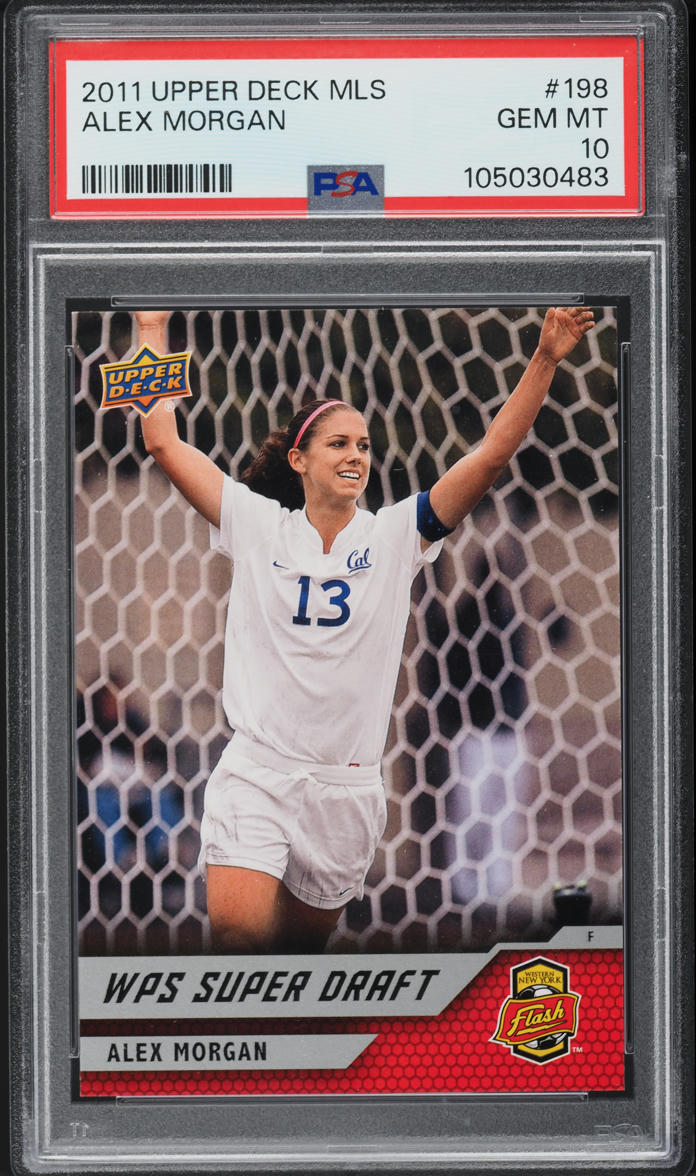 2011 Upper Deck MLS Alex Morgan ROOKIE #198 PSA 10 GEM MINT