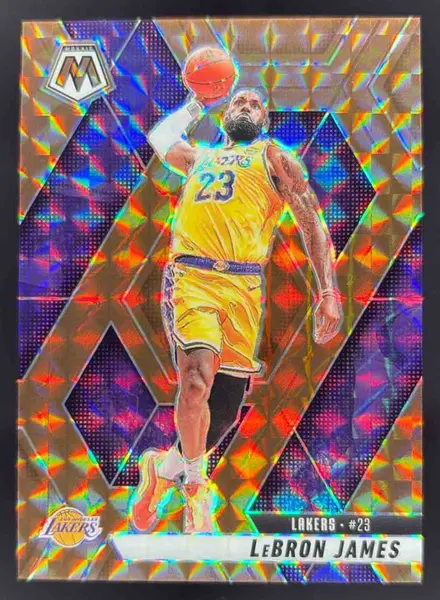 2024-25 Panini Mosaic Bronze Mosaic #180 LeBron James /75