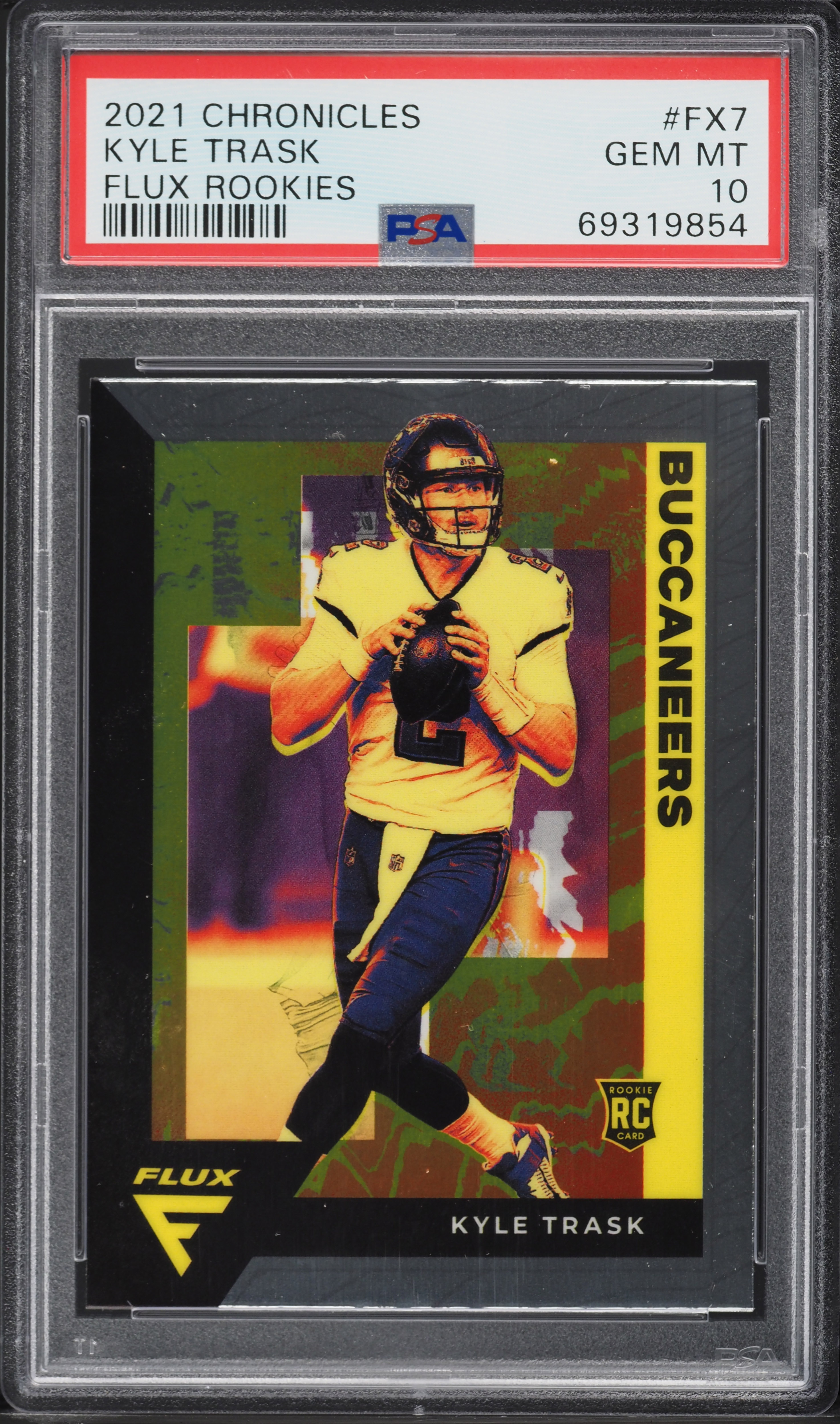 2021 Panini Chronicles Flux Rookies Kyle Trask ROOKIE #FX7 PSA 10 GEM MINT