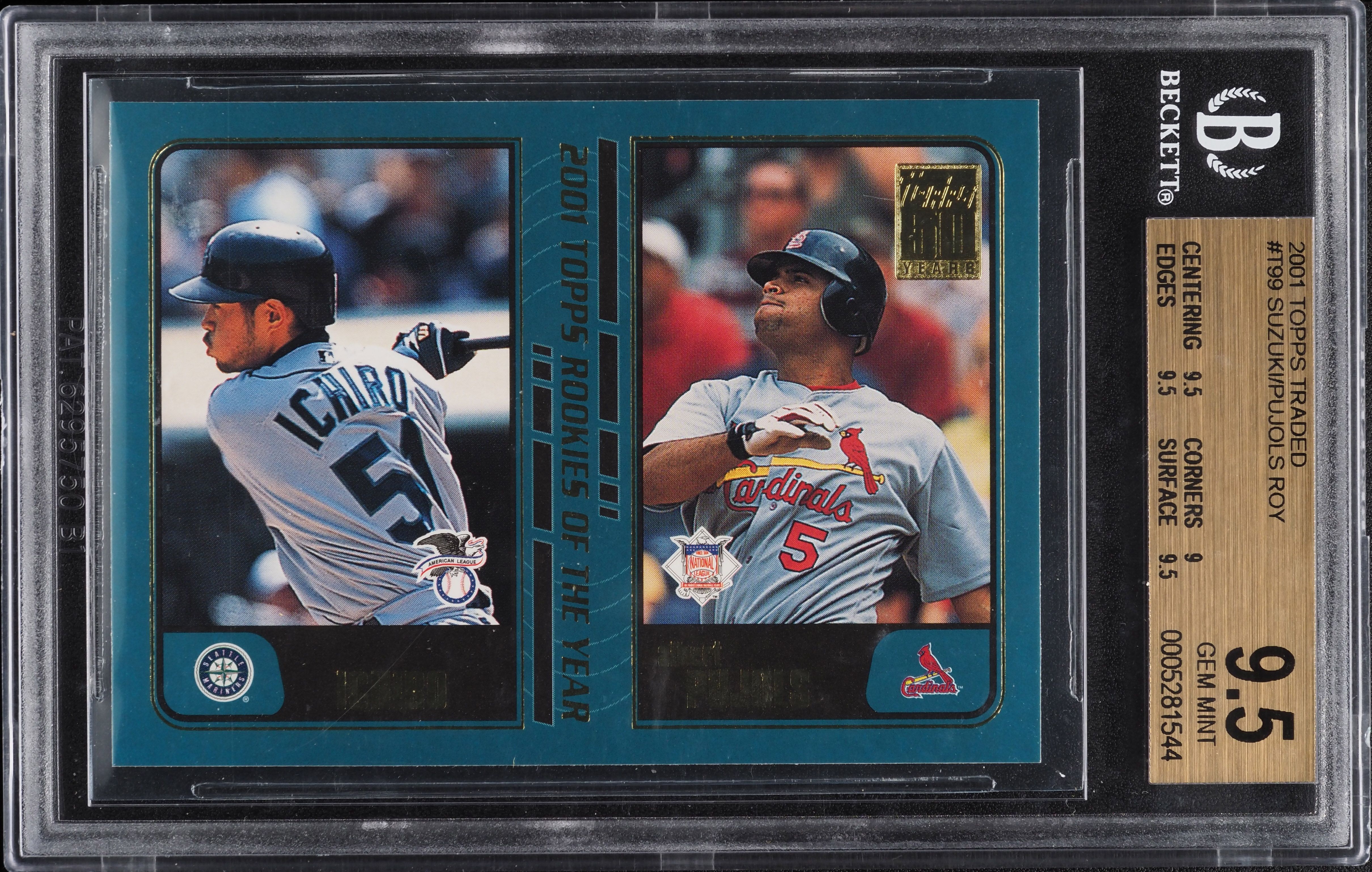 2022人気の イチロー⭐TOPPS DOUBLE 19/27 RELICS COMBO スポーツ選手