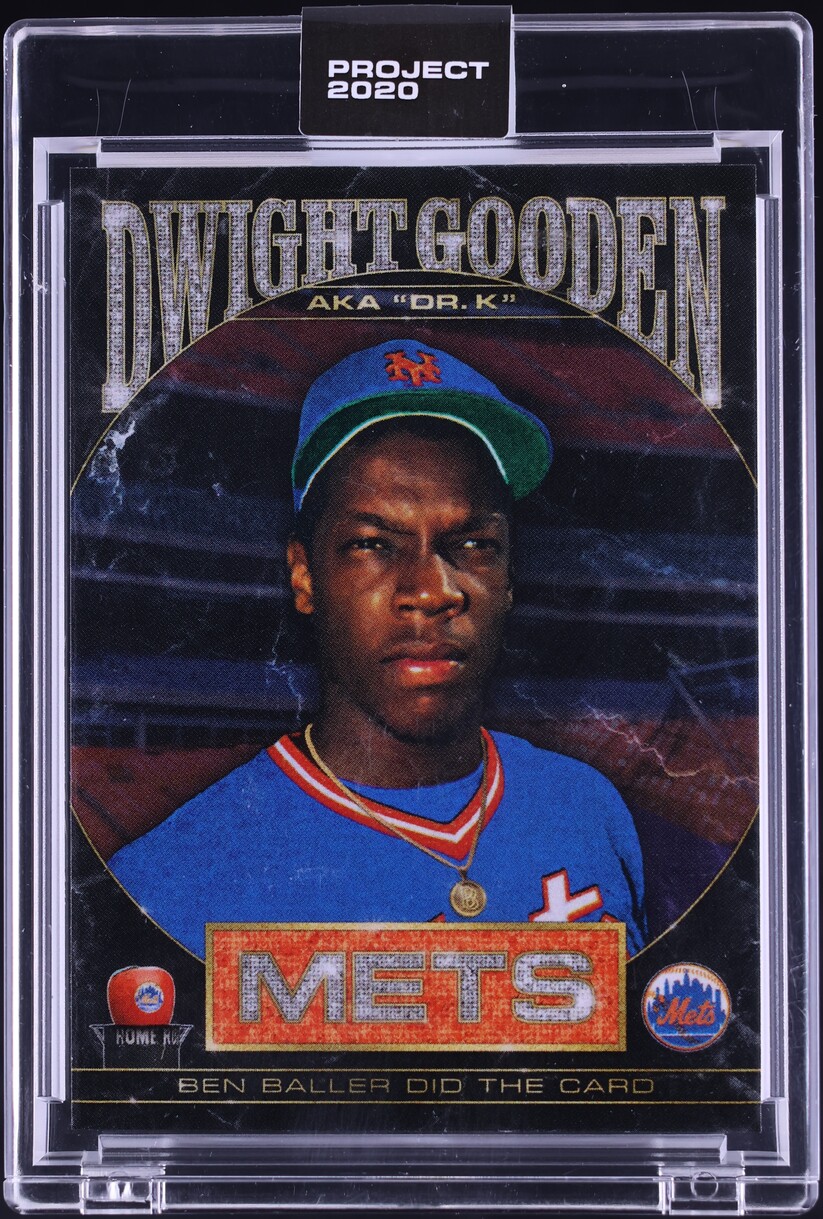2020 Topps Project 2020 By Ben Baller Dwight Gooden #86