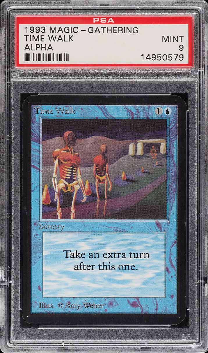 1993 Magic The Gathering MTG Alpha Time Walk PSA 9 MINT
