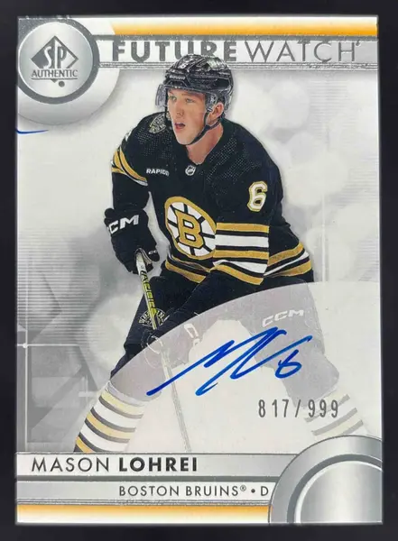 2023-24 SP Authentic #169 Mason Lohrei RC Future Watch /999