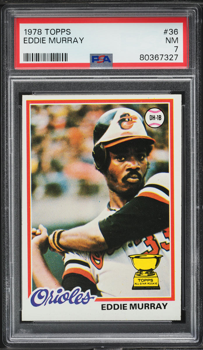 1978 Topps Eddie Murray ROOKIE #36 PSA 7 NRMT