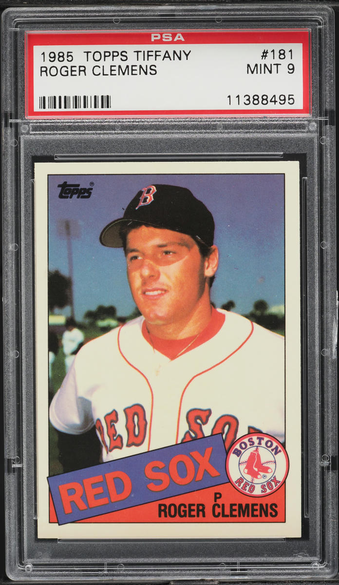 1985 Topps Tiffany Roger Clemens ROOKIE #181 PSA 9 MINT