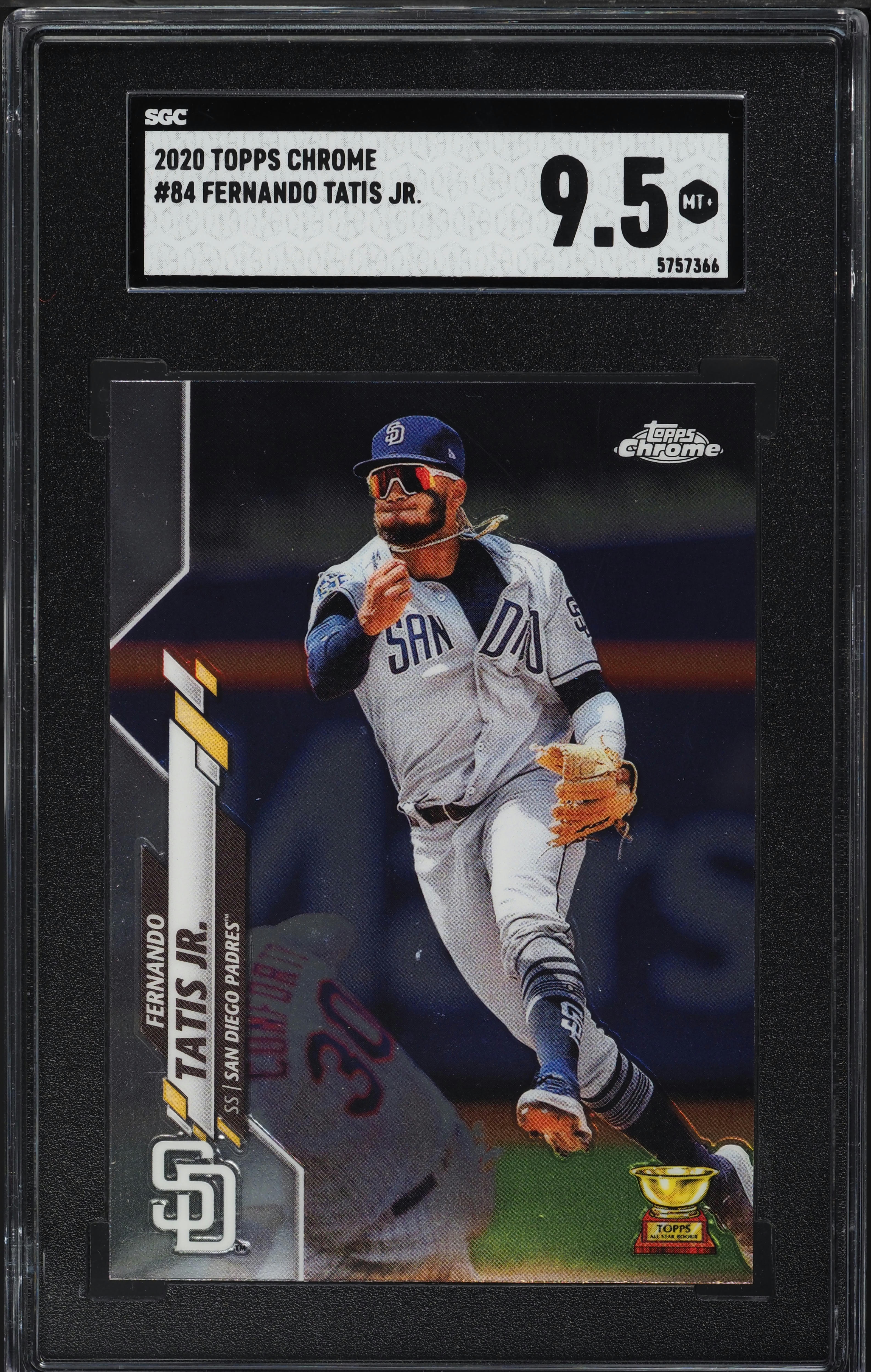 2020 Topps Chrome Fernando Tatis Jr. #84 SGC 9.5 MINT+