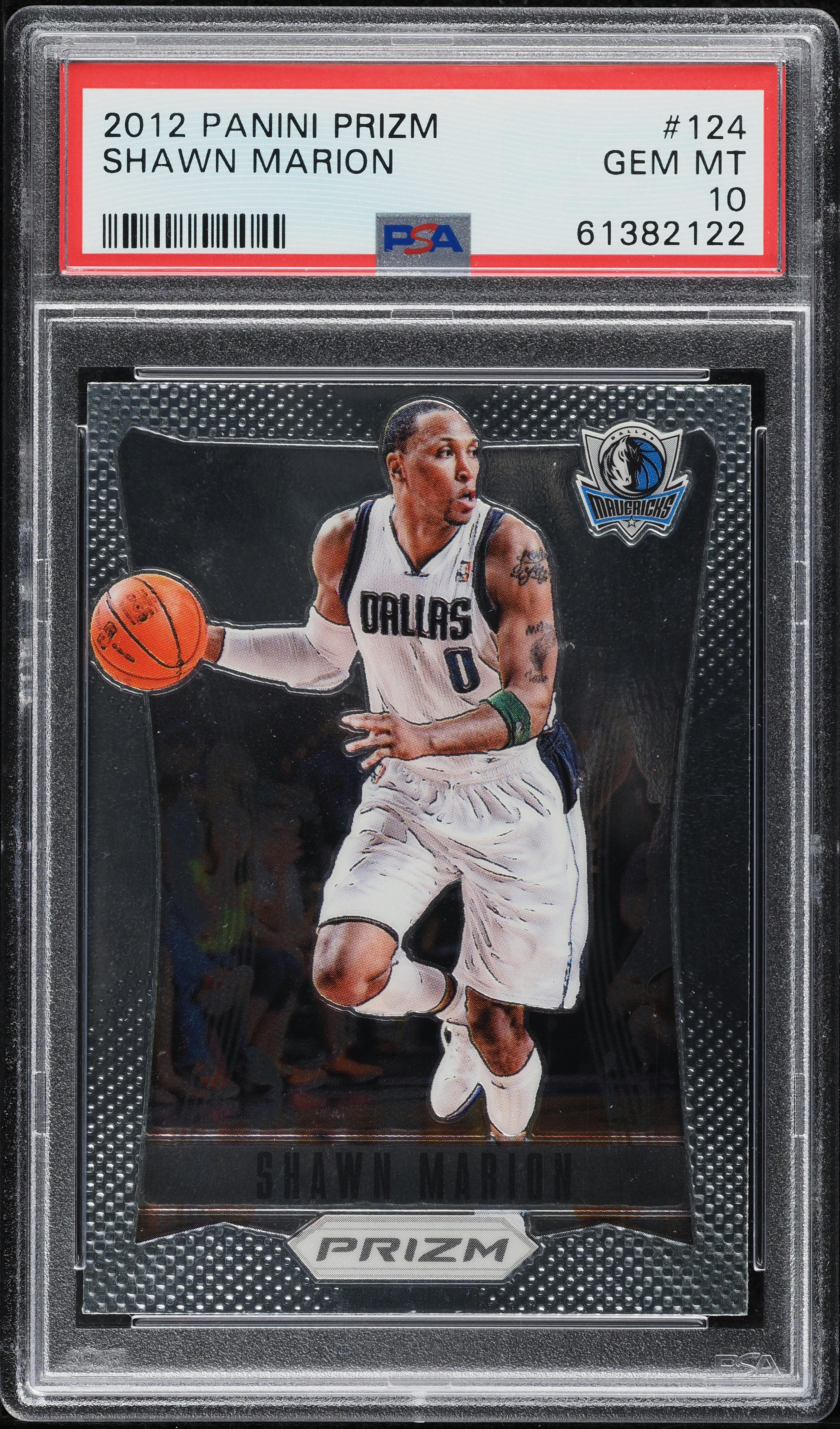 2012 Panini Prizm Shawn Marion #124 PSA 10 GEM MINT