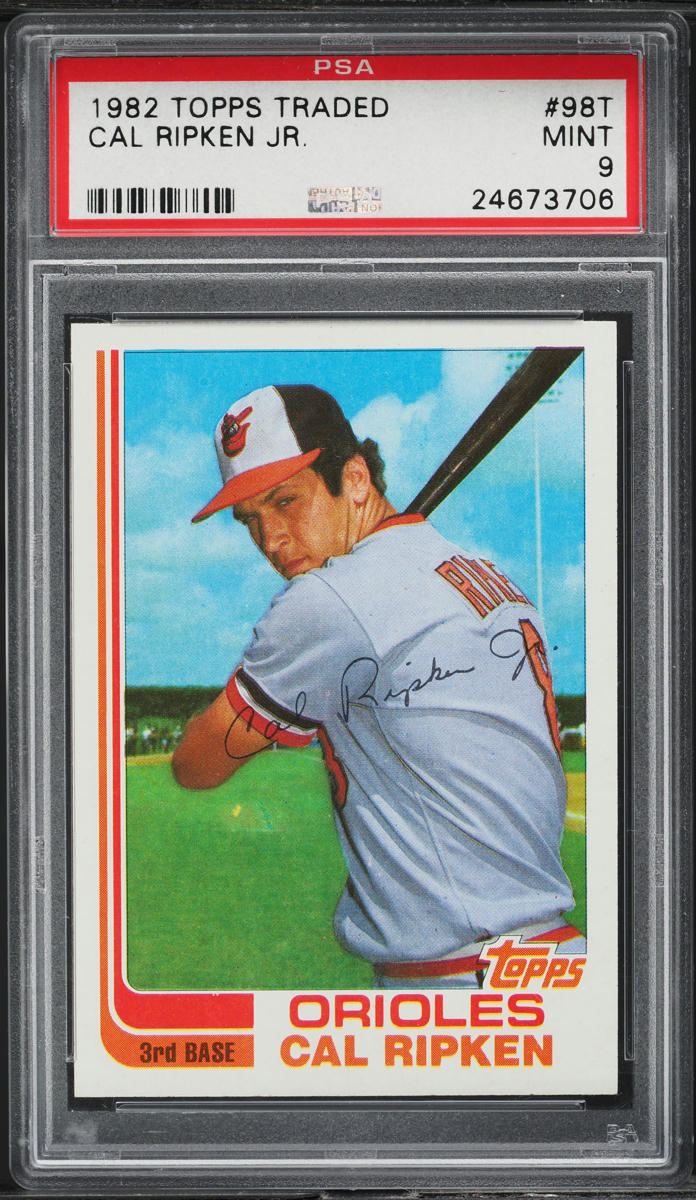 1982 Topps Traded Cal Ripken Jr. ROOKIE #98T PSA 9 MINT