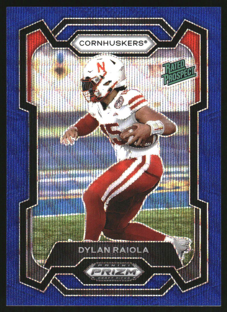 2024 Panini Prizm Collegiate Draft Blue Wave Prizm #194 Dylan Raiola /249