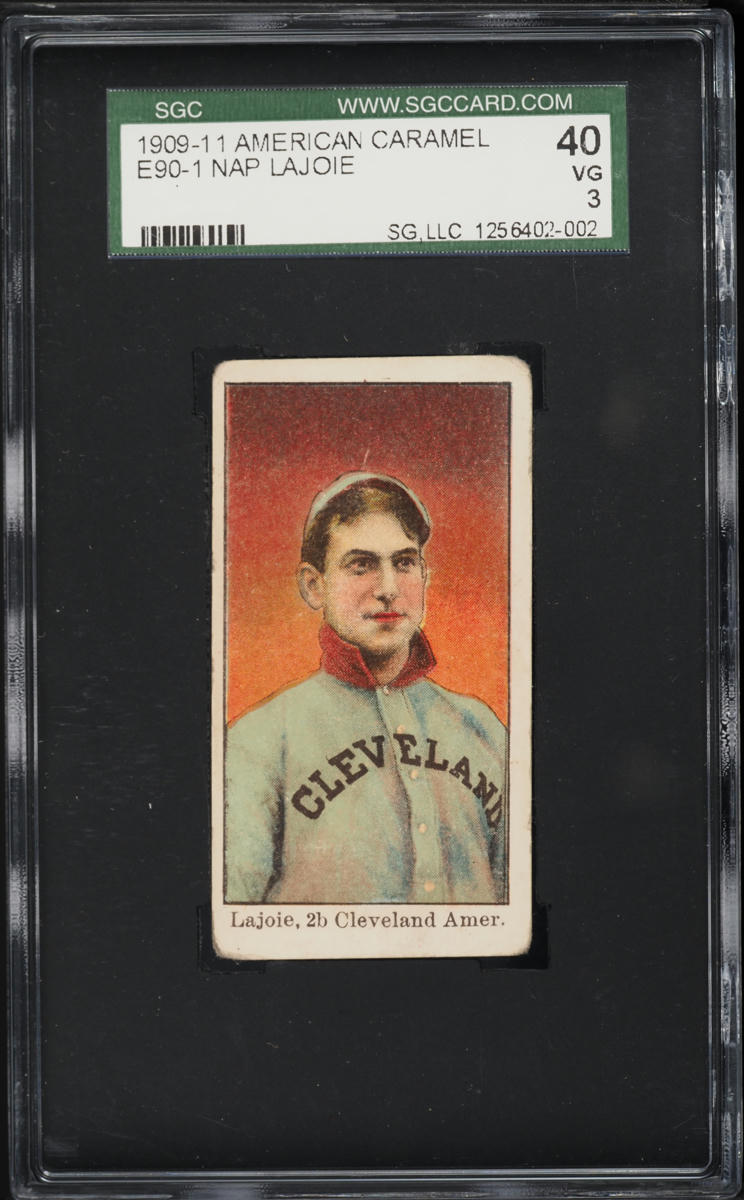 1909 E90-1 American Caramel Nap Lajoie SGC 3 VG