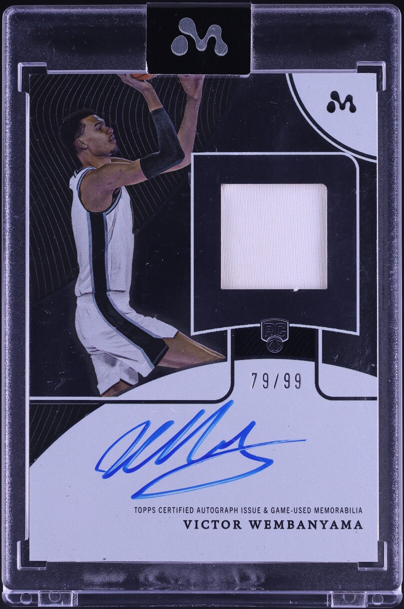 2023 Topps Mercury Victor Wembanyama ROOKIE PATCH AUTO /99 #WAR-3A