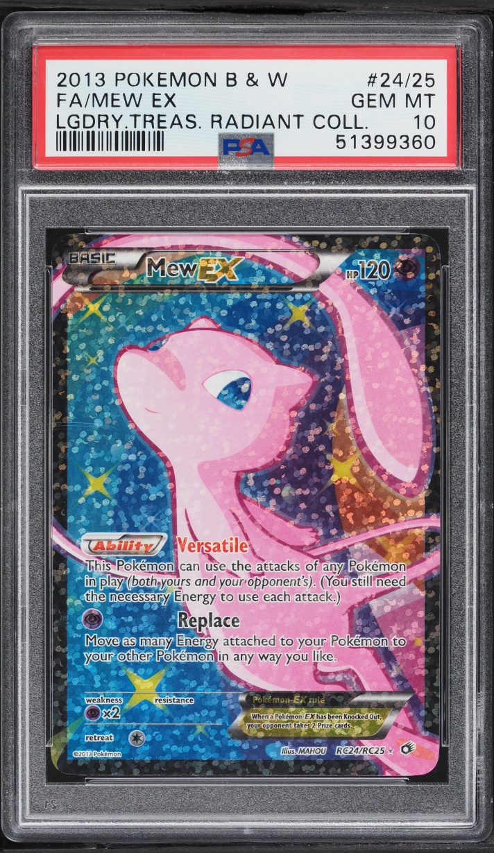 2013 Pokemon Black & White: Legendary Treasures Mew EX Radiant