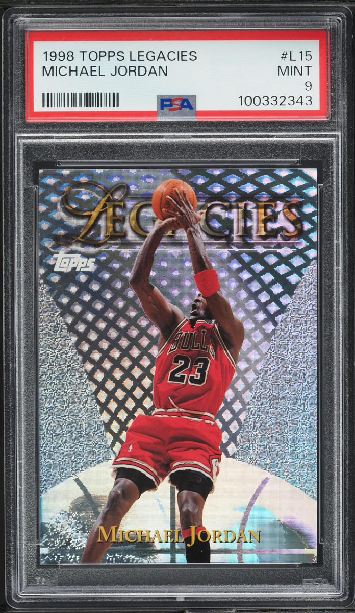 1998 Topps Legacies Michael Jordan #L15 PSA 9 MINT