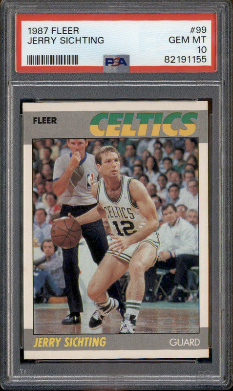 1987 Fleer #99 Jerry Sichting PSA 10