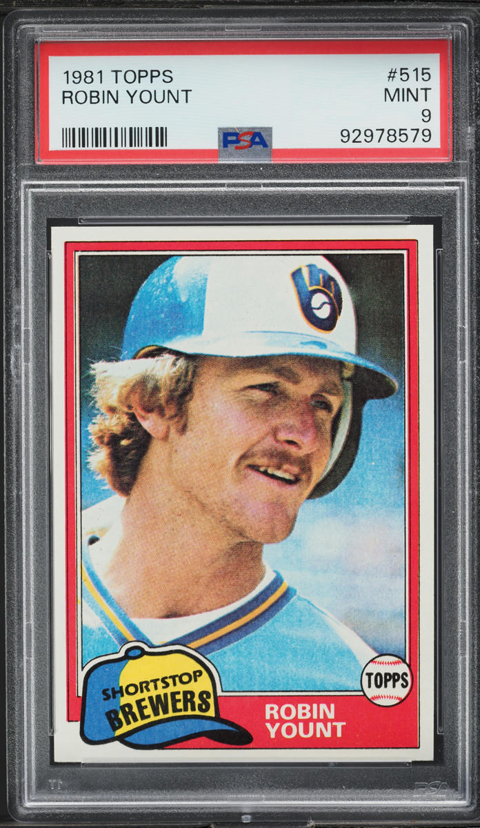 1981 Topps Robin Yount #515 PSA 9 MINT