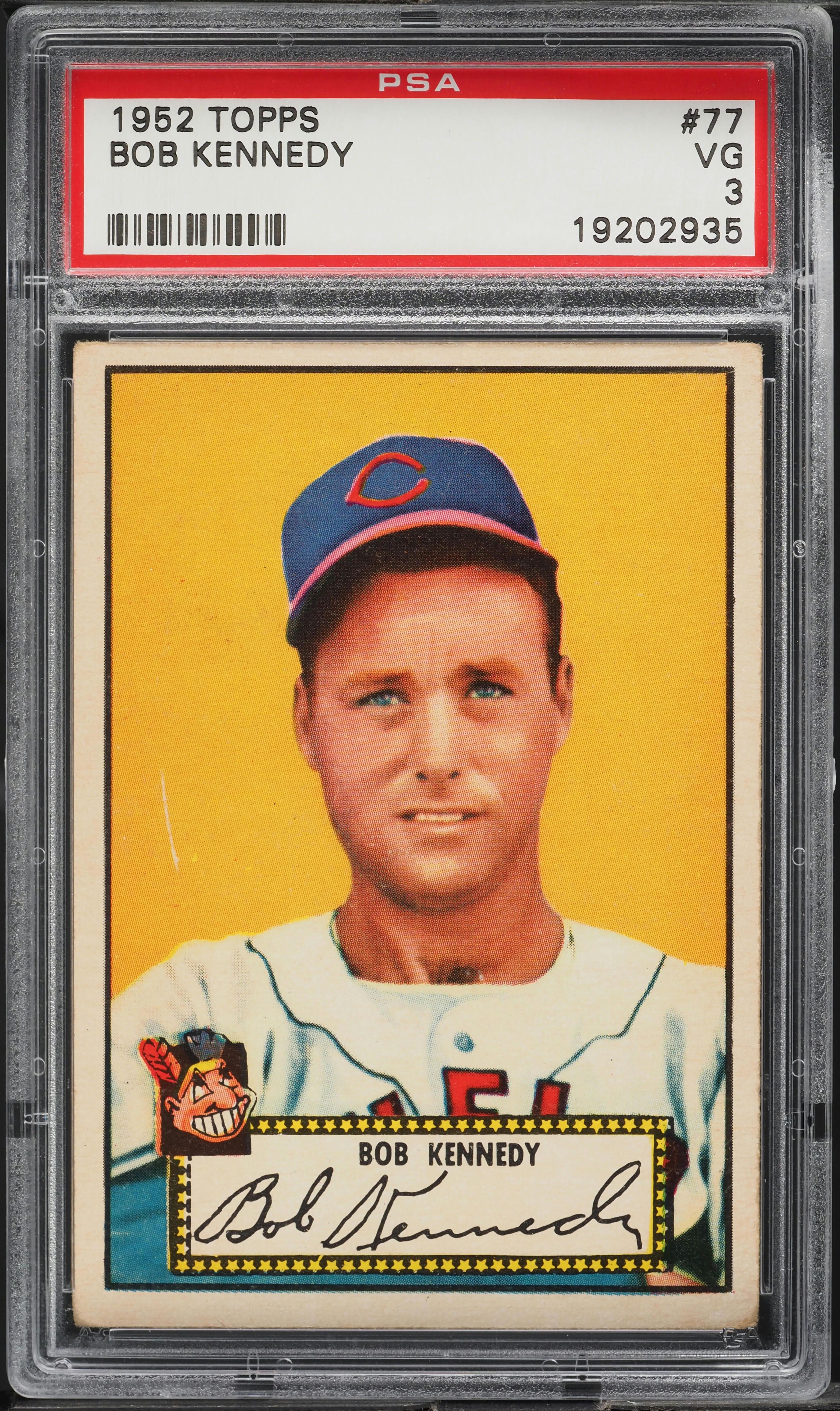 1952 Topps Bob Kennedy #77 PSA 3 VG