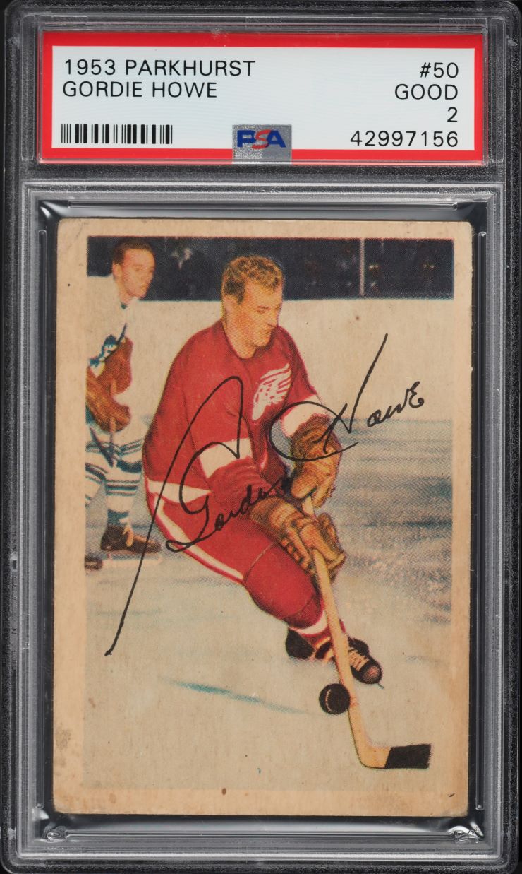 1953 Parkhurst Gordie Howe #50 PSA 2 GD
