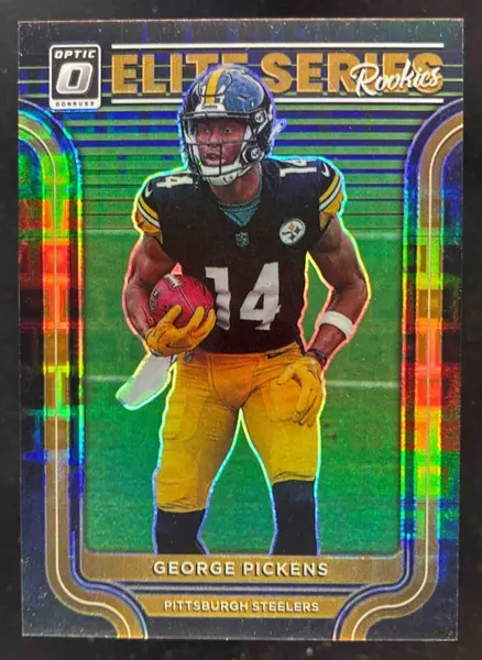 2022 Donruss Optic The Elite Series Black Pandora #ESR-4 George Pickens RC /25