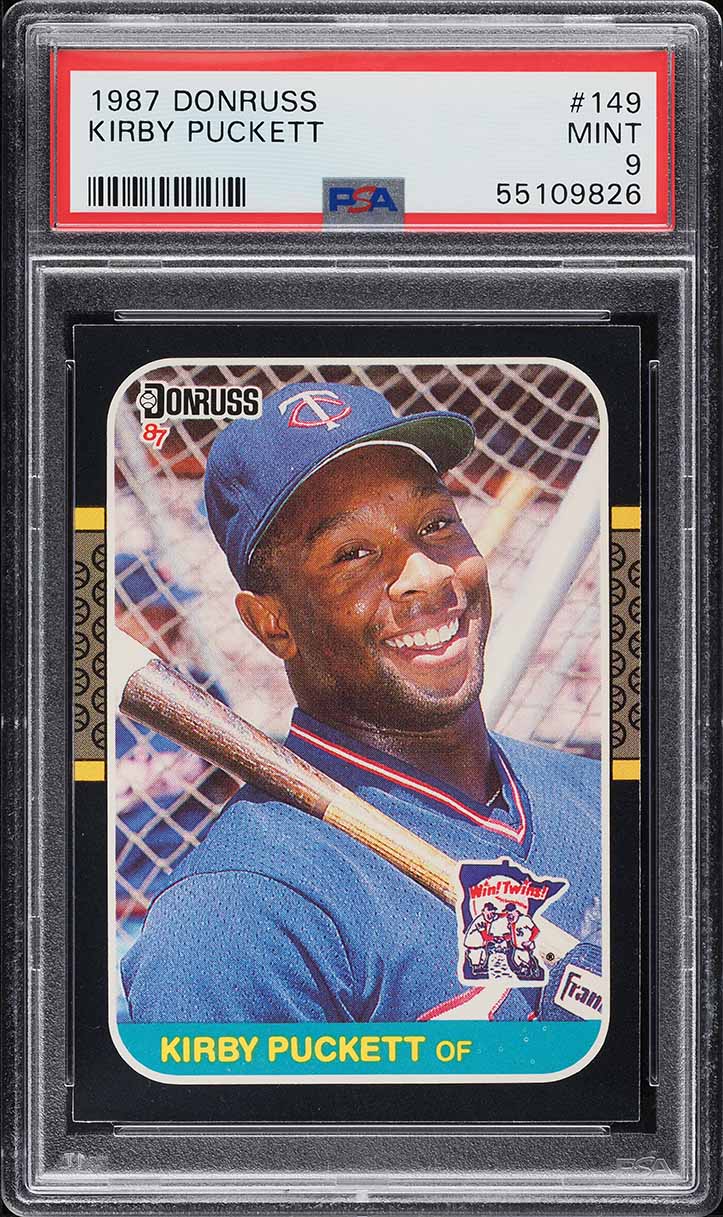 1987 Donruss Kirby Puckett #149 PSA 9 MINT