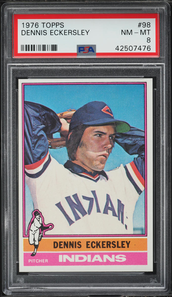 1976 Topps Dennis Eckersley ROOKIE #98 PSA 8 NM-MT