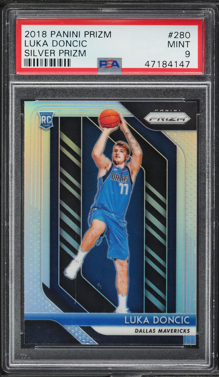 2018 Panini Prizm Silver Luka Doncic ROOKIE #280 PSA 9 MINT