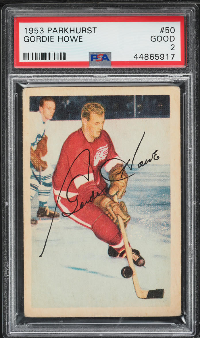 1953 Parkhurst Gordie Howe #50 PSA 2 GD