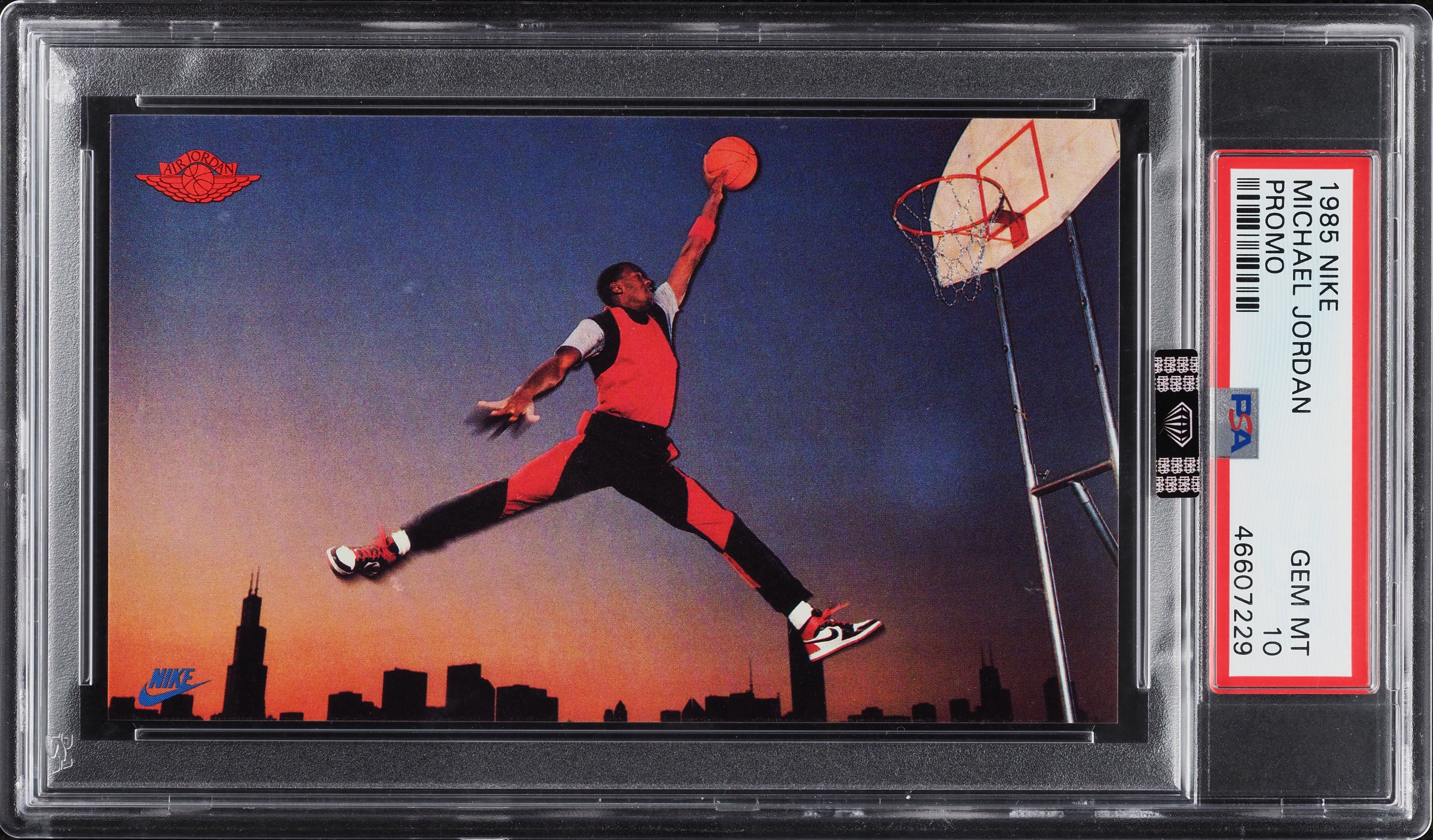 1985 Nike Promo Michael Jordan ROOKIE MBA PSA 10 GEM MINT