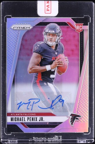 2024 Panini Prizm Silver Michael Penix Jr. ROOKIE AUTO #378