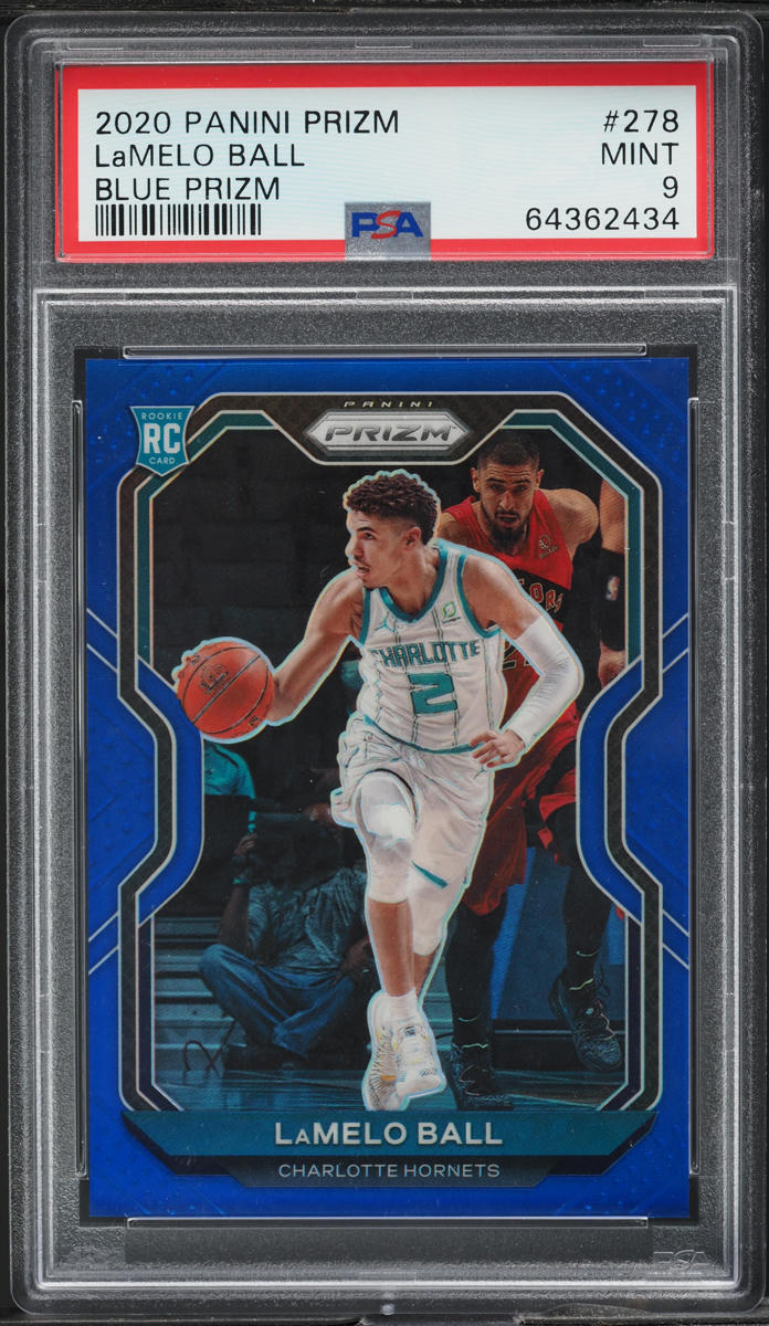 2020 Panini Prizm Blue LaMelo Ball ROOKIE /199 #278 PSA 9 MINT