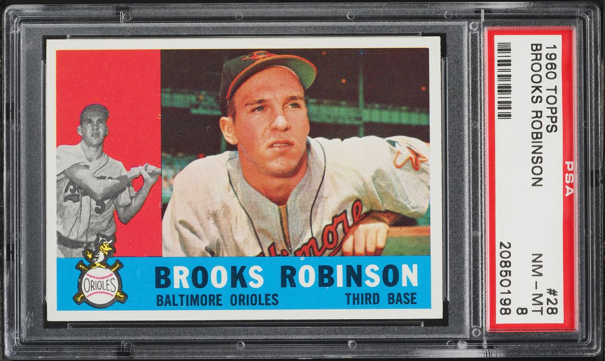 1960 Topps Brooks Robinson #28 PSA 8 NM-MT