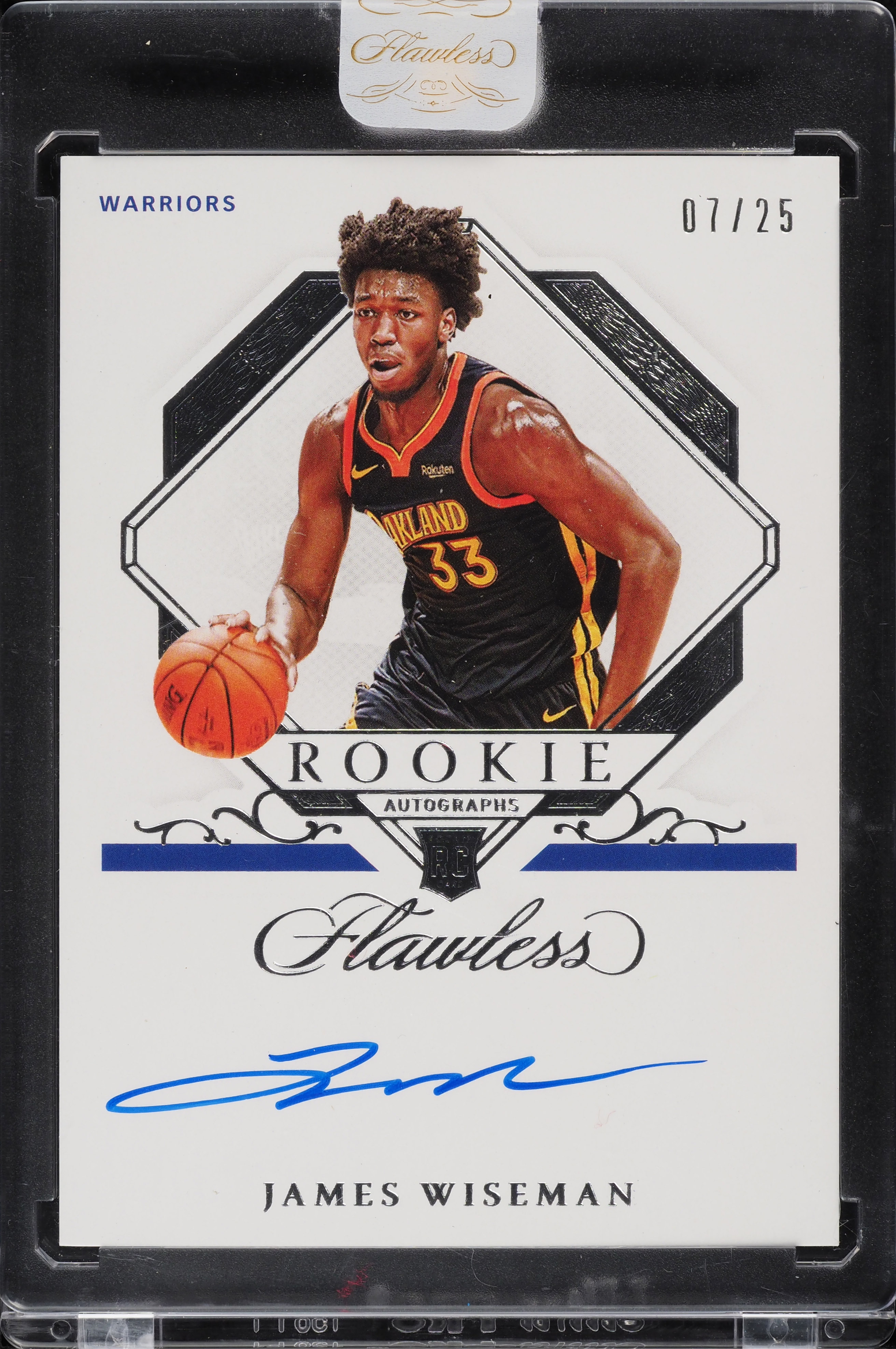 2020 Panini Flawless James Wiseman ROOKIE AUTO /25 #FRA-WIS