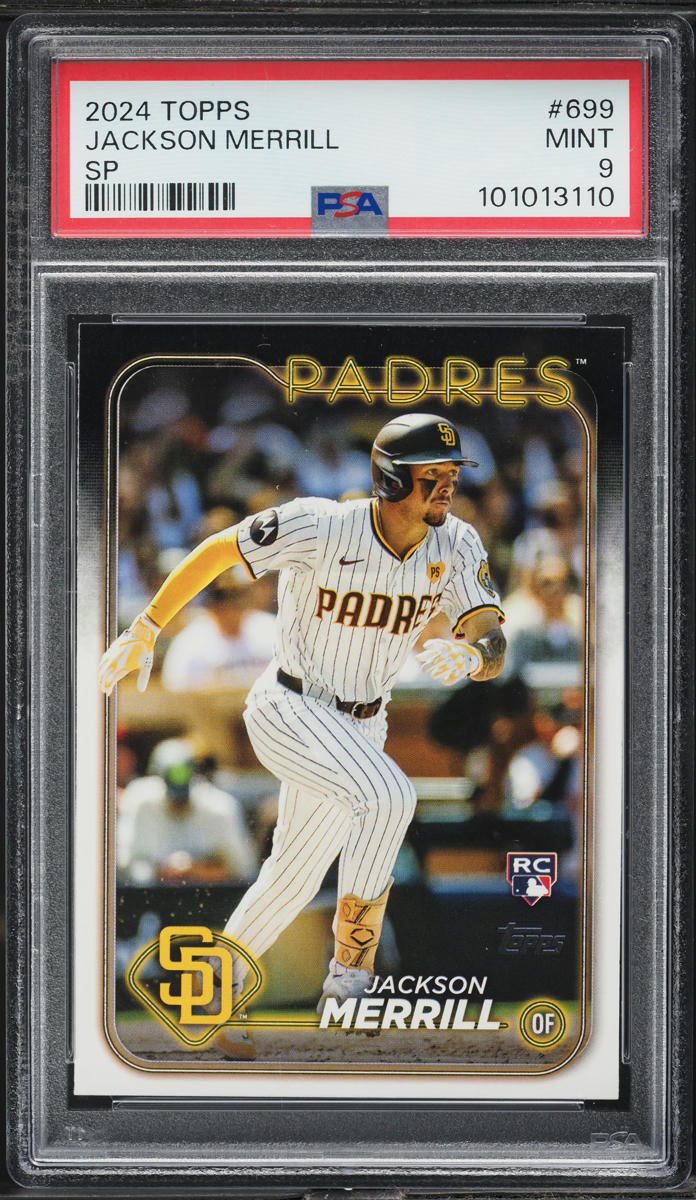 2024 Topps Jackson Merrill SP ROOKIE #699 PSA 9 MINT