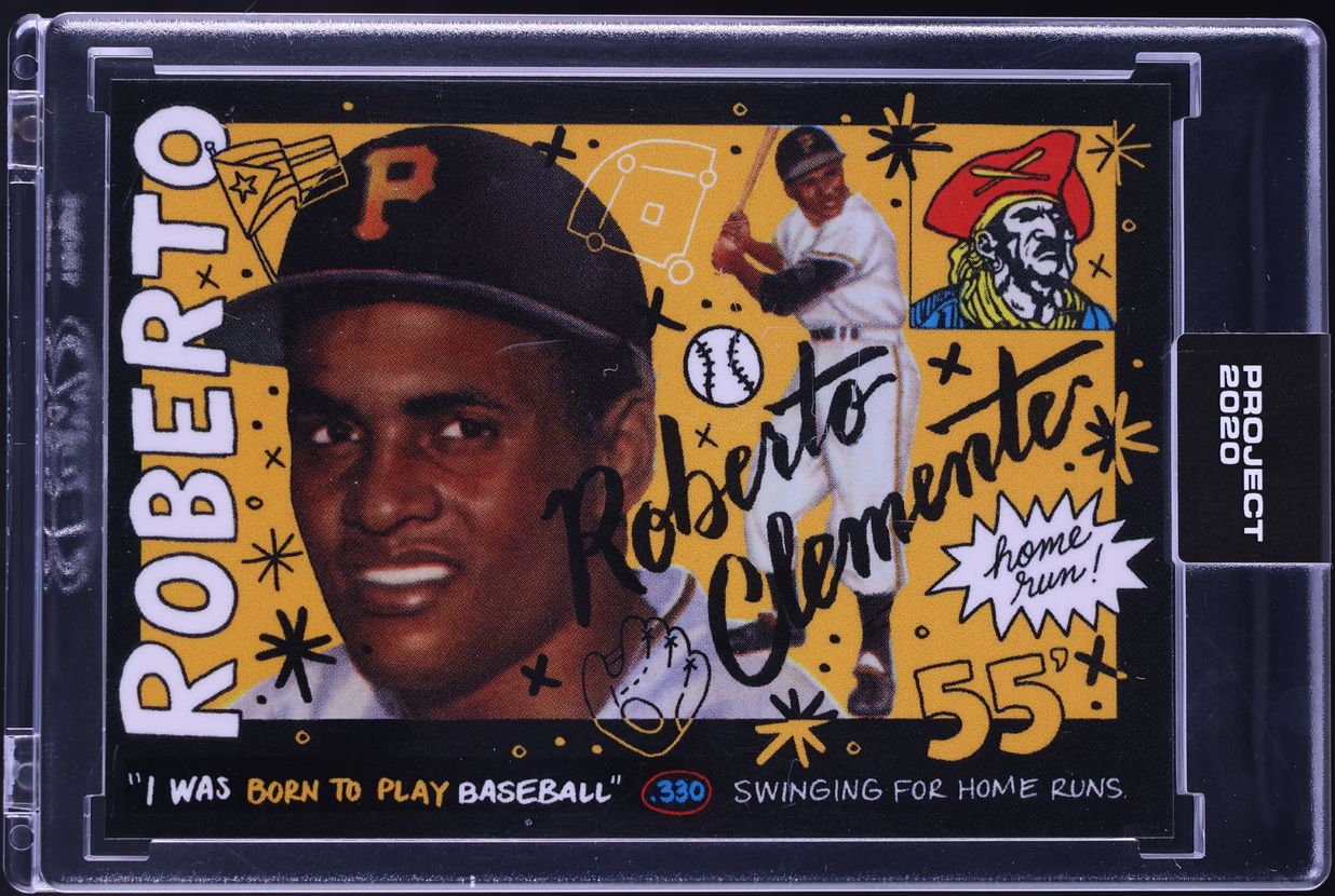 2020 Topps Project 2020 By Sophia Chang Roberto Clemente #110