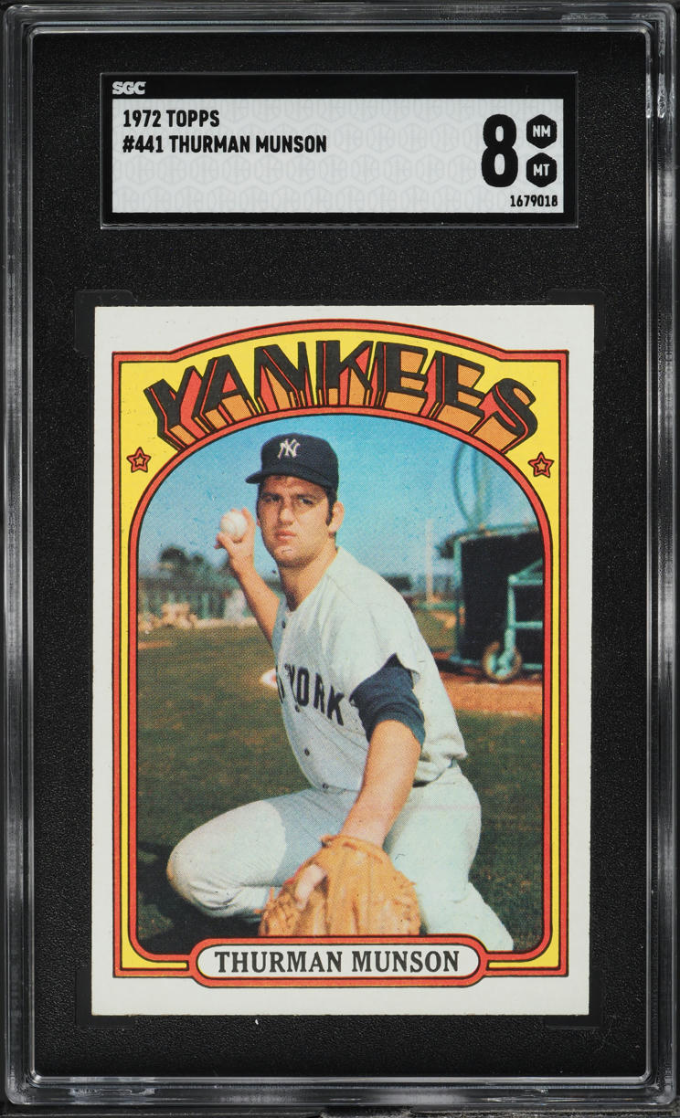 1972 Topps Thurman Munson #441 SGC 8 NM-MT