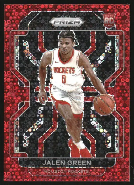 2021-22 Panini Prizm Fast Break Red #306 Jalen Green RC /100