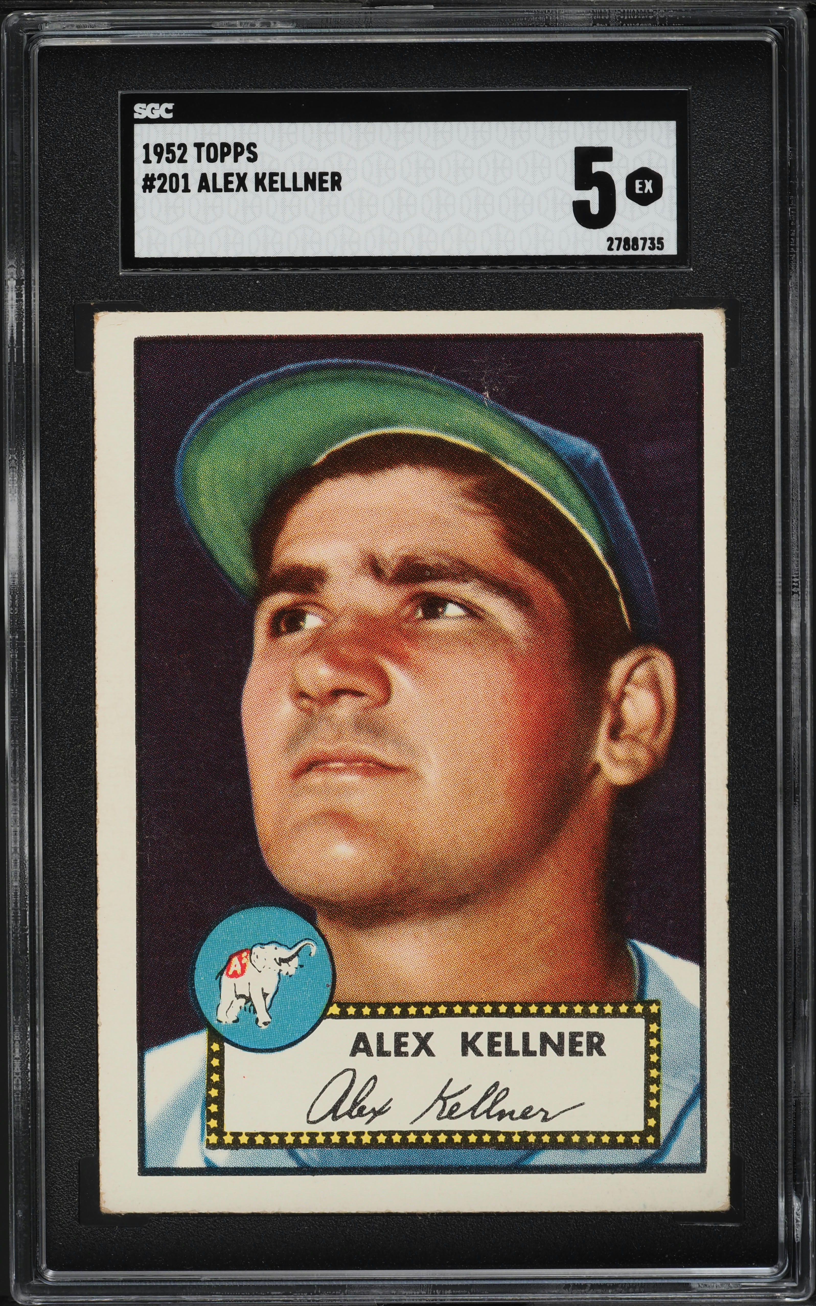 1952 Topps Alex Kellner #201 SGC 5 EX