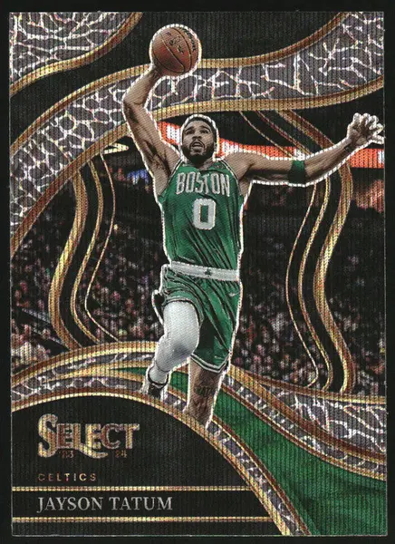 2023-24 Panini Select Elephant Prizm SSP #245 Jayson Tatum Courtside