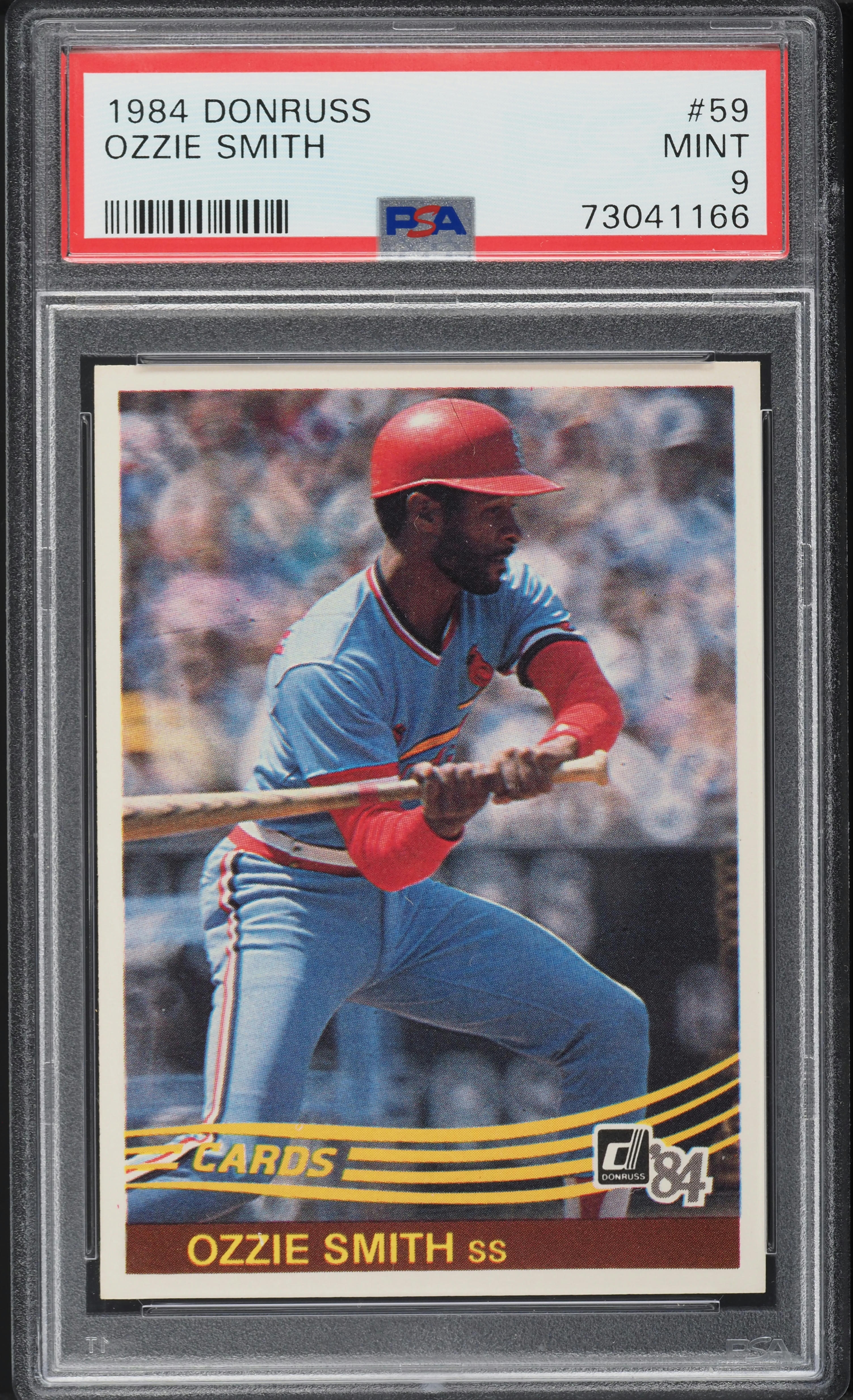 1984 Donruss Ozzie Smith #59 PSA 9 MINT