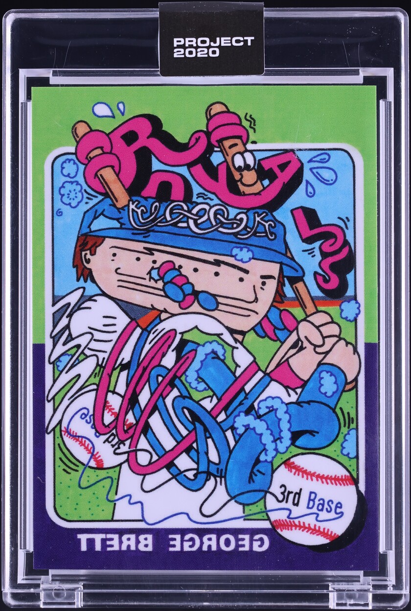 2020 Topps Project 2020 By Ermsy George Brett #133