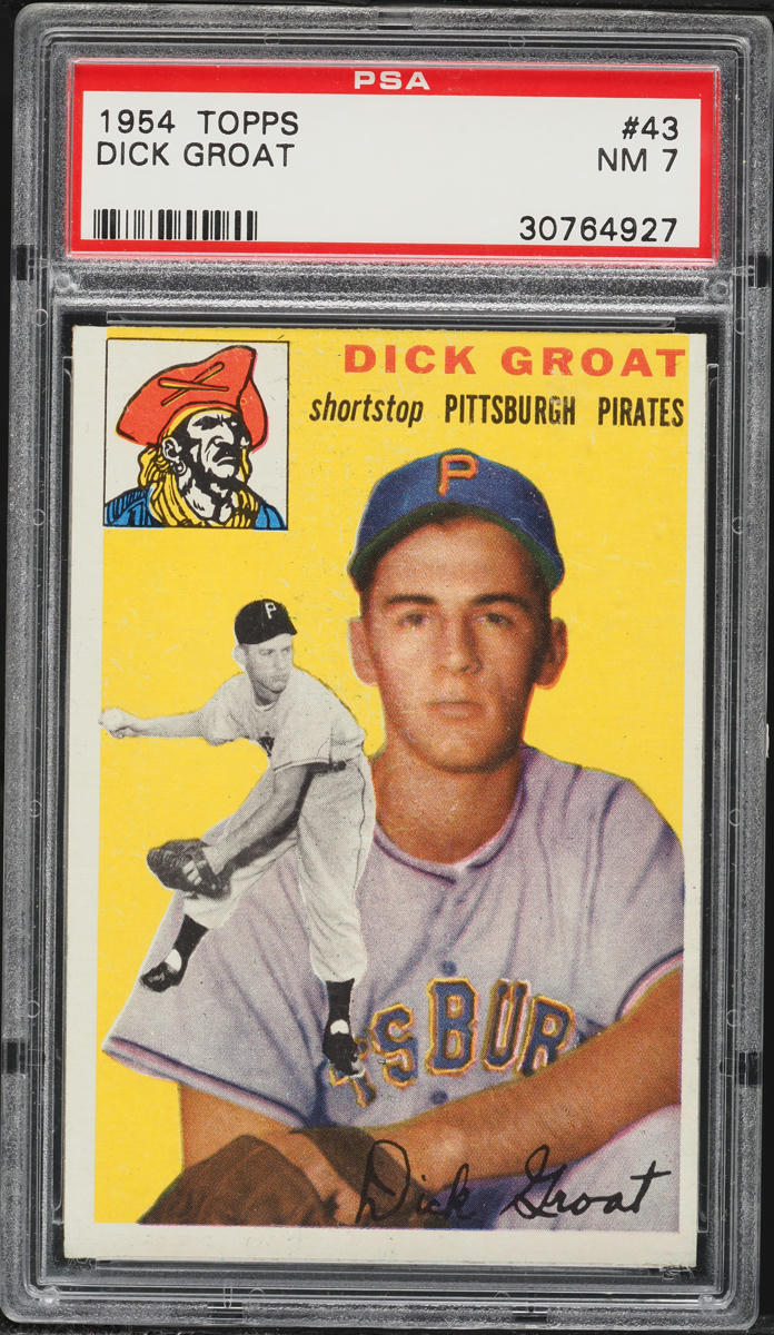 1954 Topps Dick Groat #43 PSA 7 NRMT