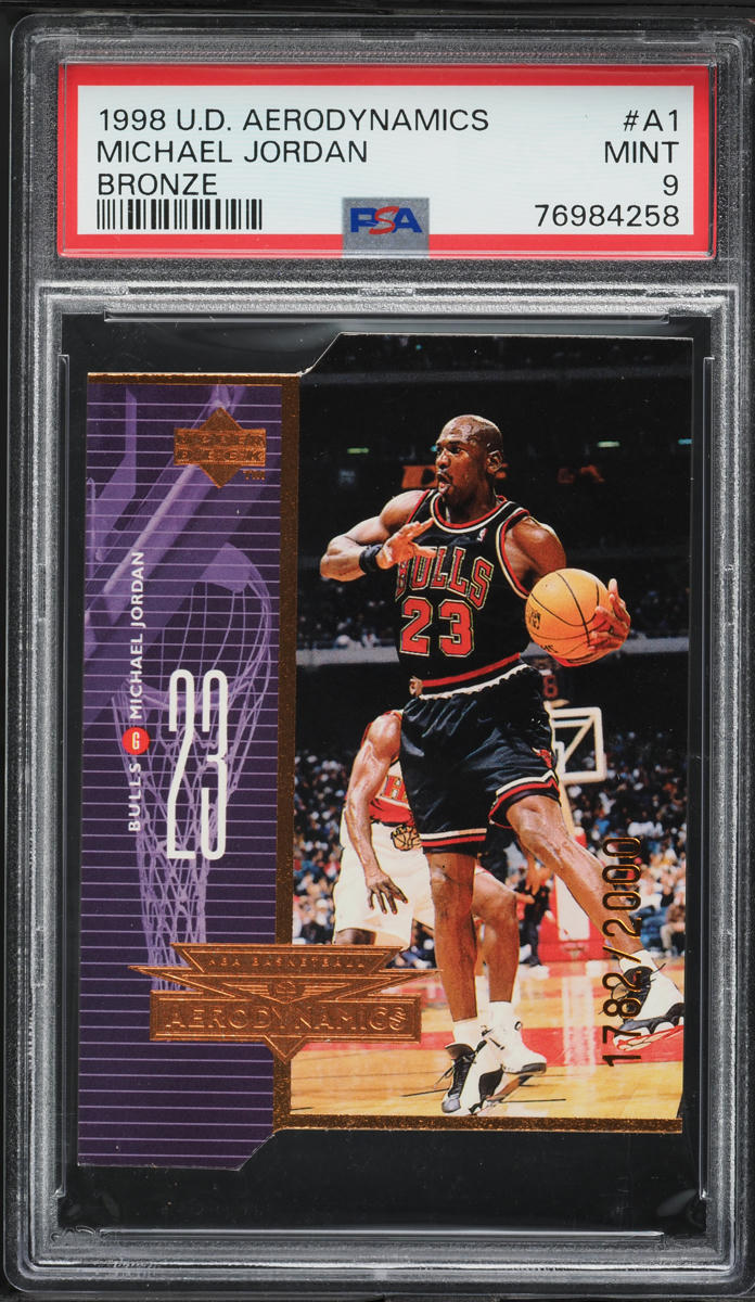 1998 Upper Deck Aerodynamics Bronze Michael Jordan /2000 #A1 PSA 9 MINT