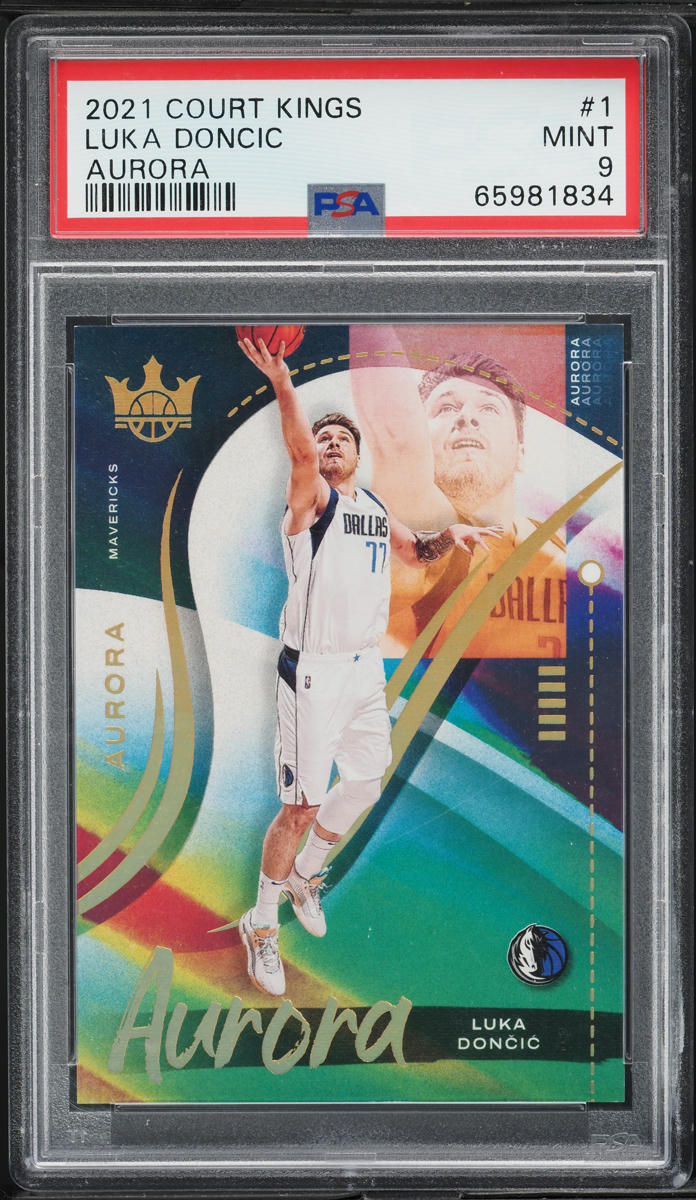 2021 Panini Court Kings Aurora Luka Doncic #1 PSA 9 MINT